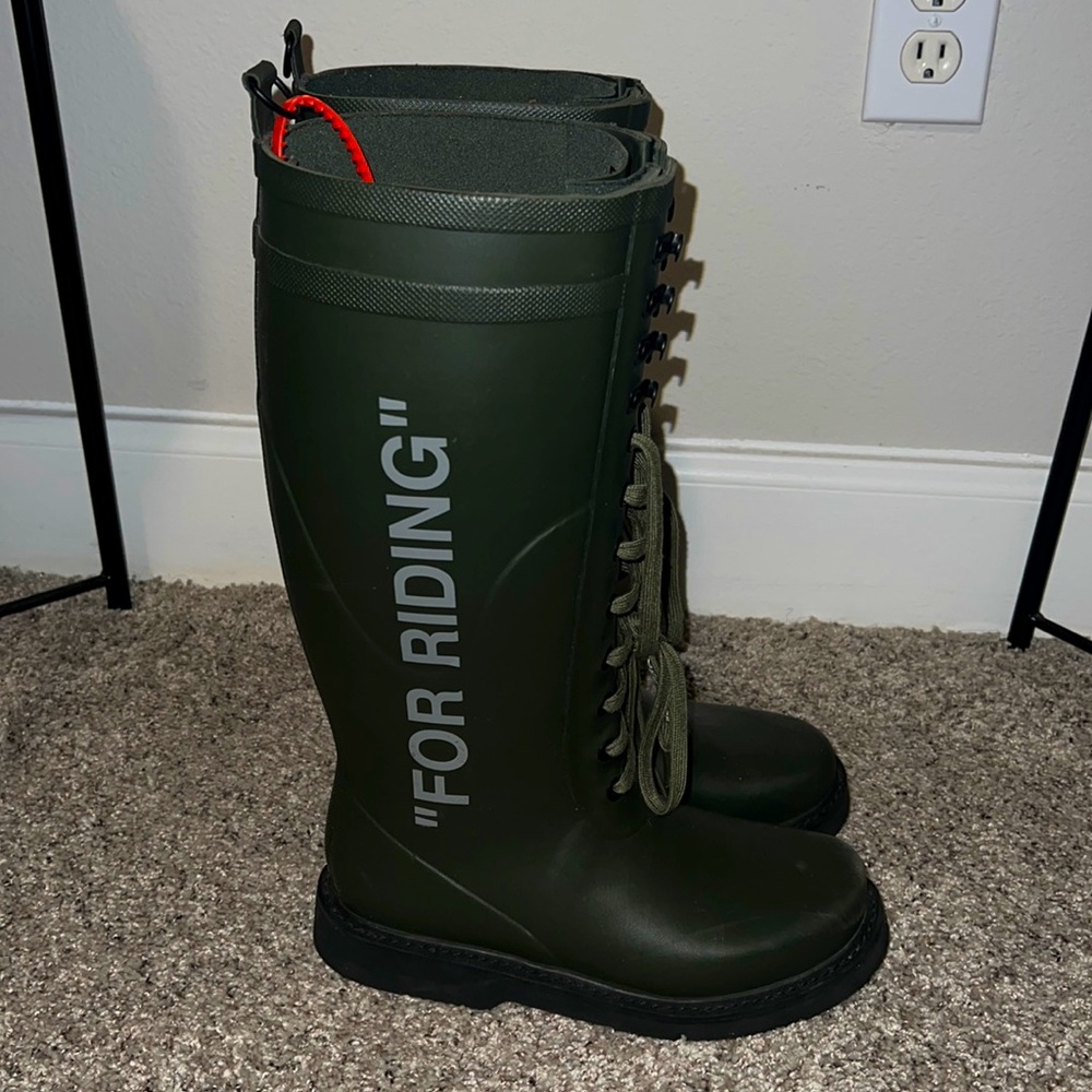 Off-White Rain Boots
